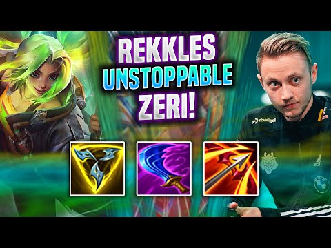 REKKLES IS UNSTOPPABLE WITH ZERI! - KC Rekkles Plays Zeri ADC vs Karthus! | Season 2022