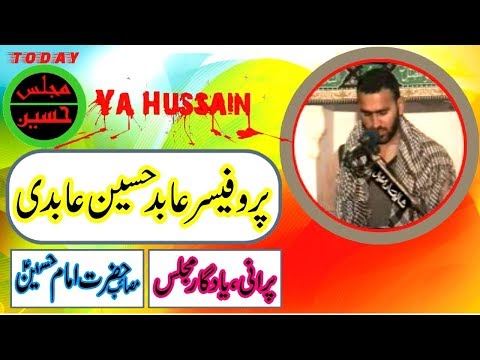 Allama Prof Abid Hussain Abidi - Shahadat Imam Hussain (as) - 06-12-2011