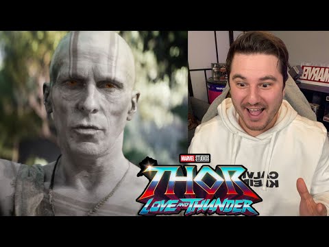 Thor Love and Thunder TRAILER REACTION! Christian Bale's GORR!!!!