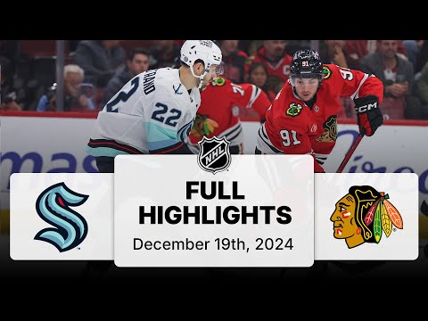 NHL Highlights | Kraken vs. Blackhawks | December 19, 2024