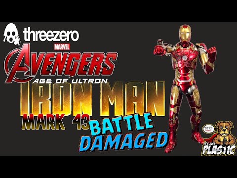 Threezero DLX Iron Man MK43 Battle Damaged Limited Edition Opening / Action Figure Review
