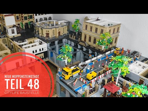Neue Noppensteinstadt - Teil 48 Citylife Baustelle // #blueBrixx #lego #moc