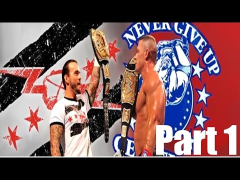 WWE 2K15 2K Showcase John Cena vs CM Punk Part 1 (Xbox 360/PS3)