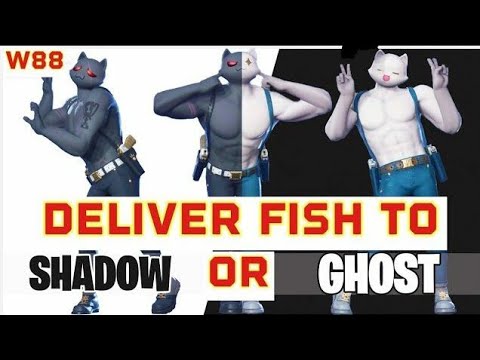 Deliver Fish To SHADOW / GHOST Locations - Fortnite Challenge