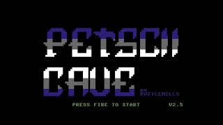 COMMODORE 64 =+ PETSCII Cave - Version 2.5 += NEW GAME 2022