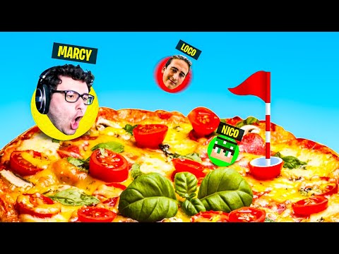 LA MAPPA PIZZA IMPOSSIBILE DI GOLF! - Mini Golf