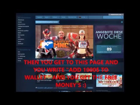 How to add a custom amount of money to your steam wallet 2017 working