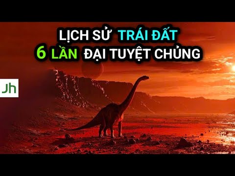 Trái Đất - 6 lần ĐẠI TUYỆT CHỦNG
