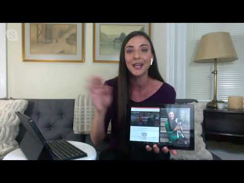 RCA 10" Tablet with Keyboard Folio and Voucher on QVC