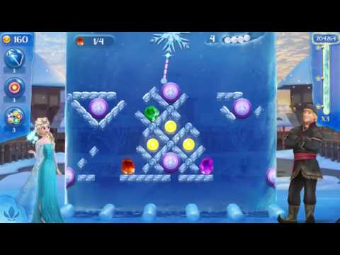 Frozen Free Fall: Icy Shot Level 28 - NO BOOSTERS ☃☃☃