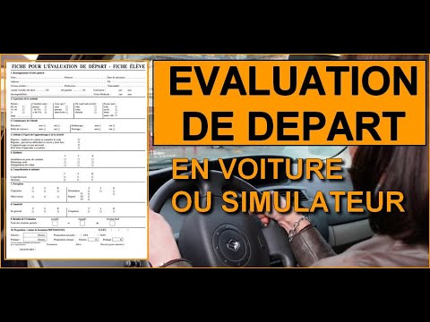 The initial assessment - driving and simulator