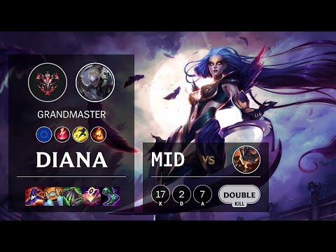 Diana Mid vs Rumble - EUW Grandmaster Patch 11.21