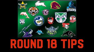 Round 18 @NRL Tipping Video