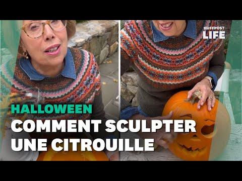 Comment sculpter une citrouille pour Halloween Cette grand-mère révèle ses astuces