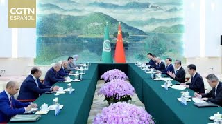 Canciller chino se reúne con el secretario general de la Liga de los Estados Árabes