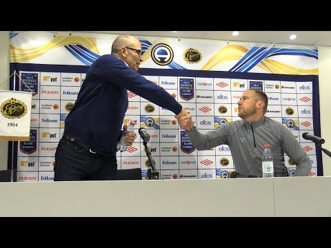 Svenska Cupen: Elfsborg - Assyriska  3-2. Presskonferensen.