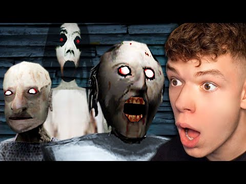 I ESCAPE GRANNY & GRAMPA'S Haunted House Again... [Granny 3 Horror Game]