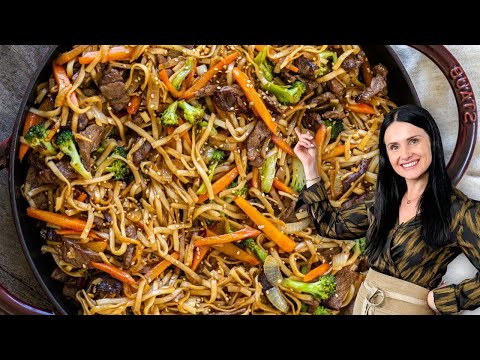Beef Lo Mein (Quick, Easy & SOOO GOOD)