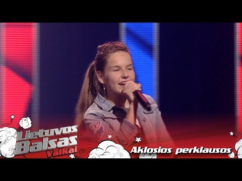 Erika Jasaitytė - Man Patinka | Aklosios perklausos | Lietuvos Balsas. Vaikai S2