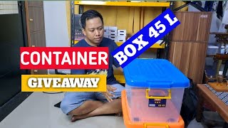 UNBOXING CONTAINER BOX CB 45 LITER