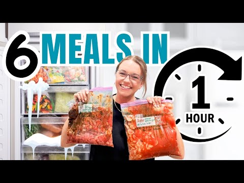 STOCK Your Freezer with These 6 Easy Meals! Ready When You Need Them Most!