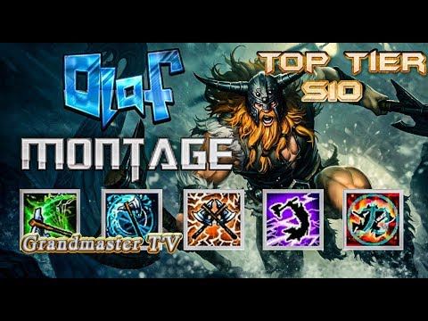 Olaf Montage #1 -Best Olaf Plays S10 - League of Legends