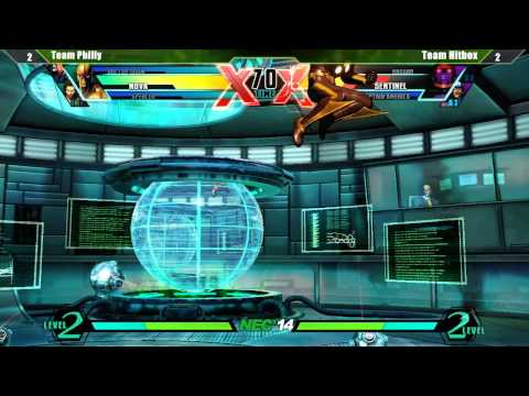 UMVC3 Curleh Mustache Battle Royale 2 @ NEC14 - Team Hitbox vs Team Philly