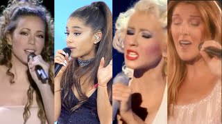Ariana Grande vs. Mariah Carey vs. Christina Aguilera vs. Celine Dion (LIVE VOCAL BATTLE)