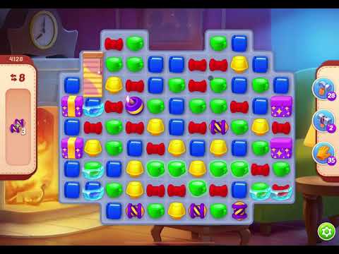 HomeScapes Level 4128 no boosters (17 moves)