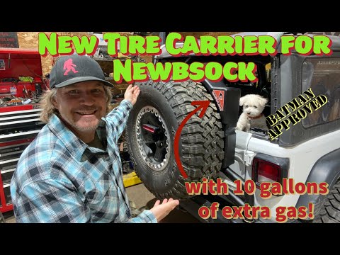 DIRT DAILY. Adding an AEV tire carrier to my Jeep