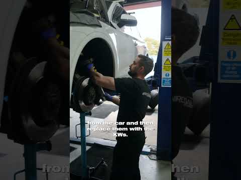 Fitting KW V3 Coilovers to an Audi Q5! #audi #q5 #kw #kwsuspension #kwv3 #coilovers #regalautosport