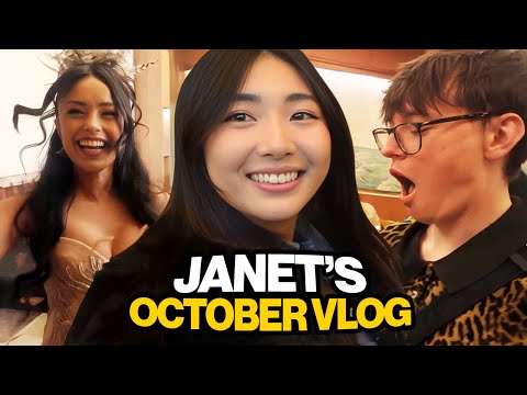 JANET OCTOBER JANKY VLOG!! 👗 QTCinderella Gala, Pet Zoo w Steve, Ghostbusters event ✨