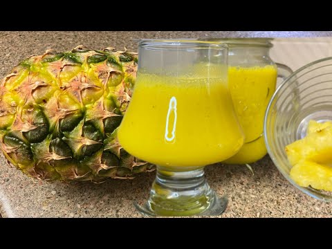 Pineapple and turmeric smoothie recipe #serinrecipe
