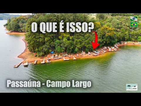 Voo de exploração na Represa do Passaúna em Campo Largo PR