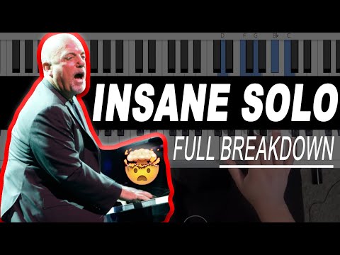 INSANE Piano Solo From Billy Joel (TUTORIAL) 🔥