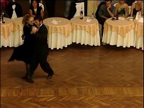  Carlos Rivarola  and  Maria Rivarola  are  dancing  at  White Nights tango festival  in  2009