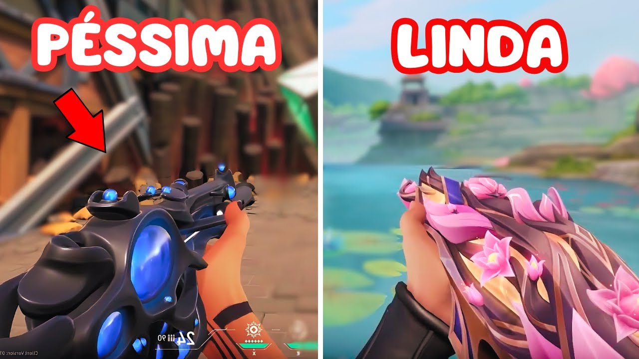 Todas as Skins de PHANTOM DA MELHOR ATÉ A PIOR