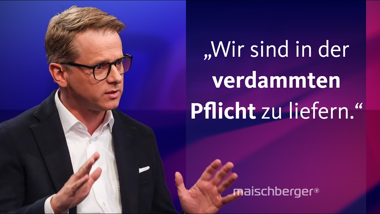 "Wir müssen mit dem Geld auskommen" – Carsten Linnemann (CDU) im Gespräch | maischberger