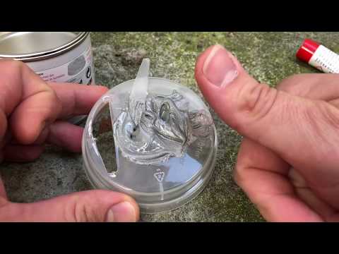 2K Presto Alu putty mix two-component polyester metal putty prepare instructions