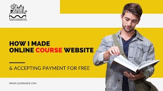 How to make online course website in WordPress for Free