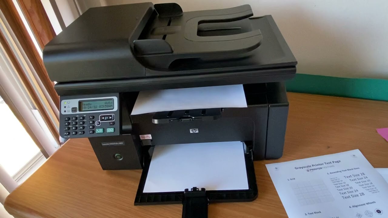 Mint HP LaserJet Pro M1217nfw MFP Monochrome Printer | 600dpi | Page Count: 195.