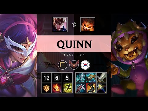 Quinn Top vs Gnar - KR Grandmaster Patch 25.11