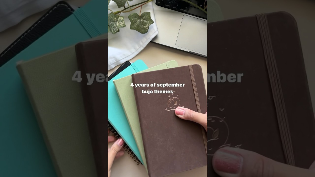 4 years of september bujo 🍒 bullet journal theme ideas for beginners