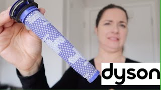 HOW TO CLEAN THE DYSON FILTER ON THE V6/V7/V8 | DEEP CLEANING DYSON FILTER | INSTANT CLEAN WITH ME