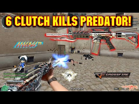 6 Kills Clutch with M4A1-S Predator! CrossFire Ph!