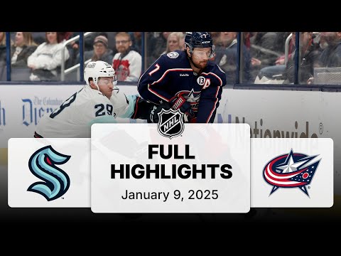 NHL Highlights | Kraken vs. Blue Jackets | January 09, 2025
