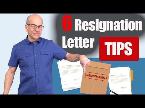 6 Tips to Writing a Formal Resignation Letter