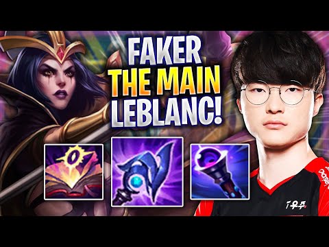 FAKER THE MAIN LEBLANC IS BACK! - T1 Faker Plays Leblanc MID vs Swain! | Season 2022