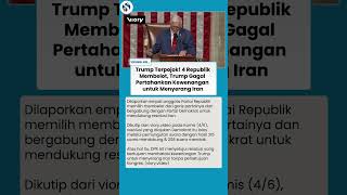 DPR AS Sahkan Resolusi Batasi Trump Gunakan Militer ke Iran, 4 Partai Republik Bela Demokrat