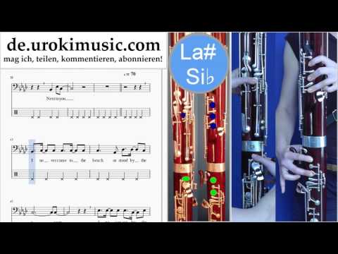 Fagottunterricht Miley Cyrus - Malibu Noten Lernen Teil#2 um-i995